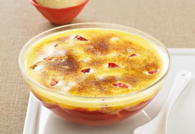 Gratin de fraises en Sabayon