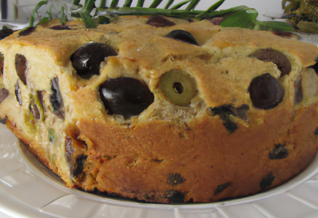 Cake aux olives rapide