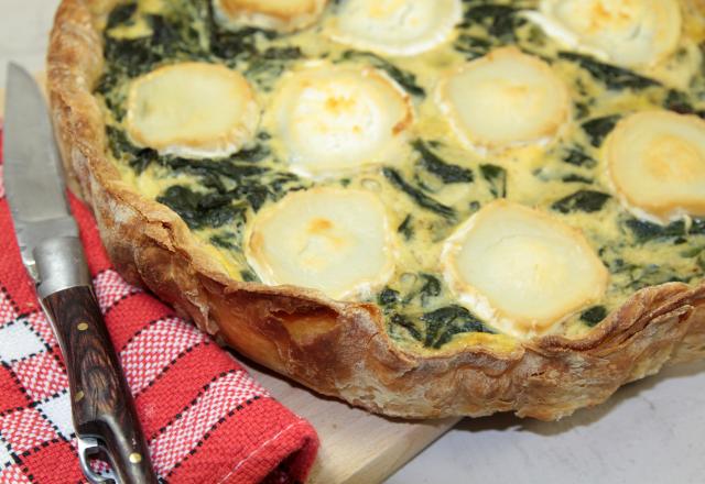 Quiche épinard chèvre