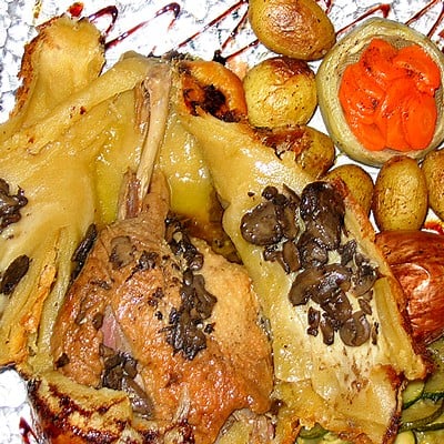 Confit de canard en croûte