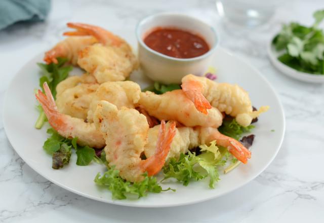 Tempura de crevettes inratable