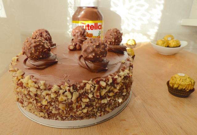 Ferrero Rocher cake