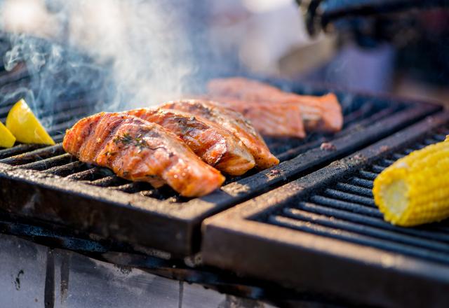 Pavés de saumon au barbecue