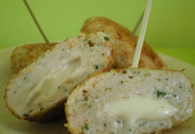 Croquettes de poulet au fromage pour petits et grands