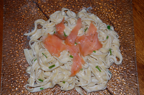 Tagliatelles aux saumons