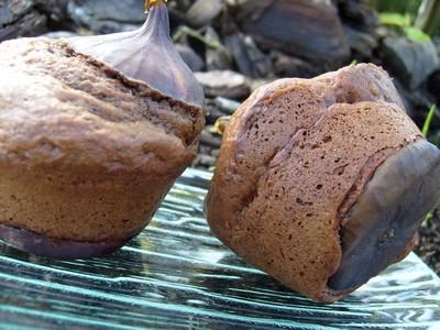 Figues en moelleux au chocolat noir et pandan !