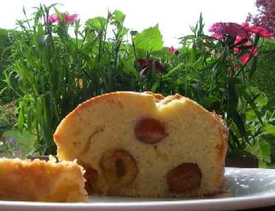 Cake aux Mirabelles (sans produit laitier)