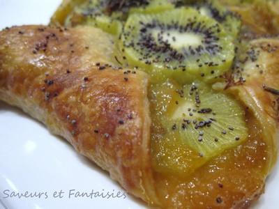 Feuilleté aux kiwis