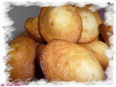 Madeleines noisettes / amandes