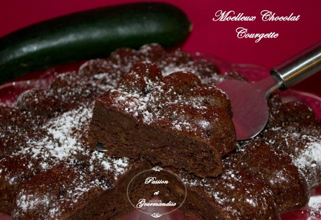 Gâteau au chocolat courgettes ultra moelleux