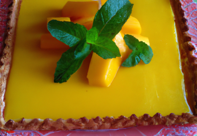 Tarte à la mangue