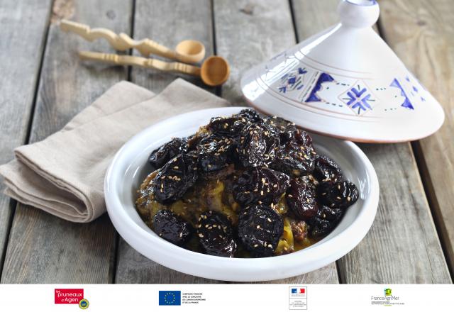 Tajine d'agneau aux pruneaux d'Agen