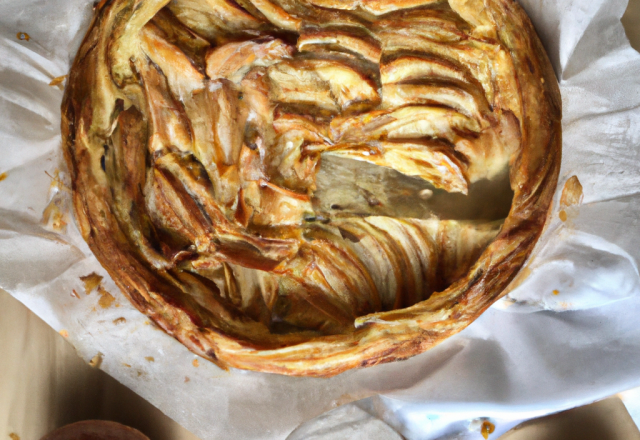 Galette des rois pomme vanille