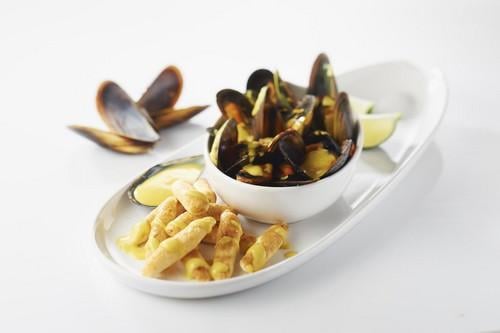 Duo de moules et mini-quenelles