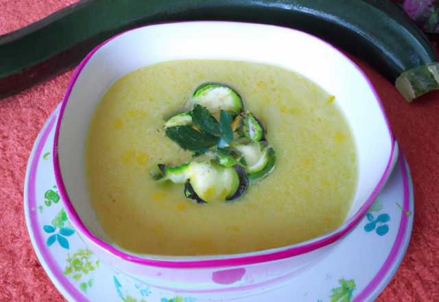 Velouté de courgette traditionnel