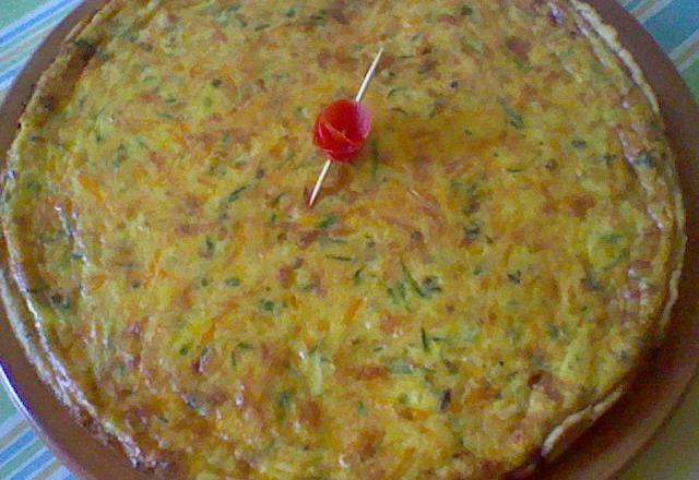 Tarte courgettes-carottes