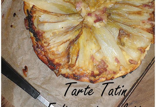 Tarte tatin aux endives, saveur raclette