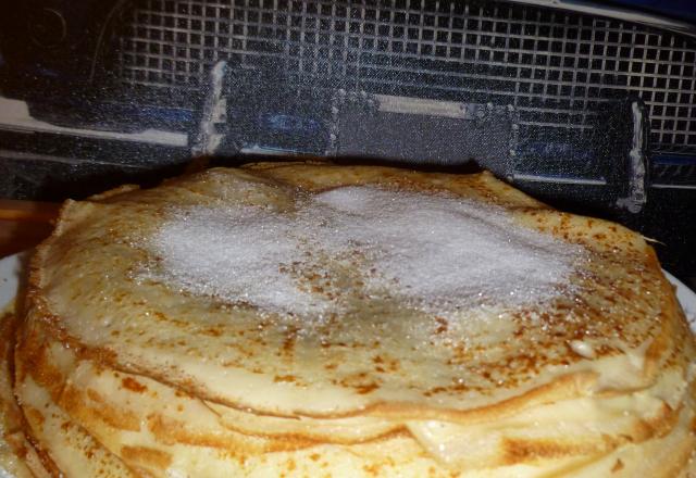 Pâte à crêpes au lait et au Rhum