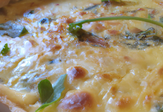 Quiche aux trois fromages