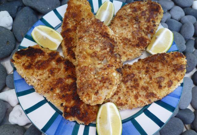 Croustillants de sole aux amandes