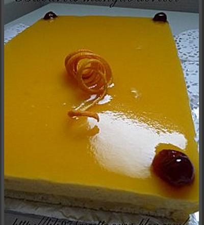 Bavarois mangue abricot