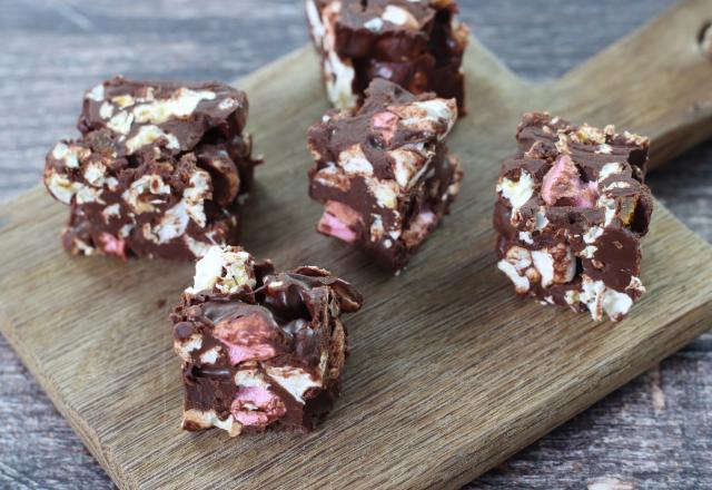 Rocky road pop-corn