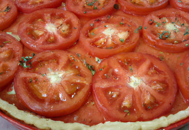 Tarte à la tomate fraîche