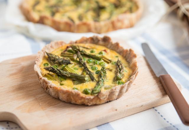 Quiche végétarienne aux asperges