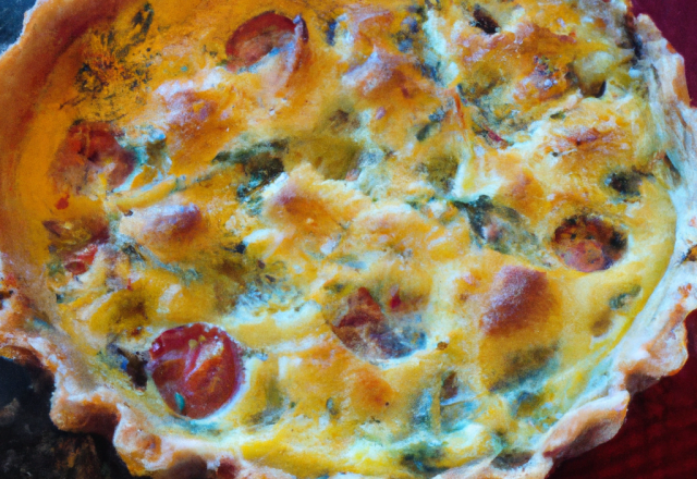 Quiche sans pâte familiale