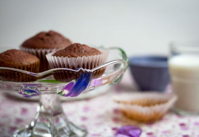 Muffins aux betteraves et aux grains de pavot