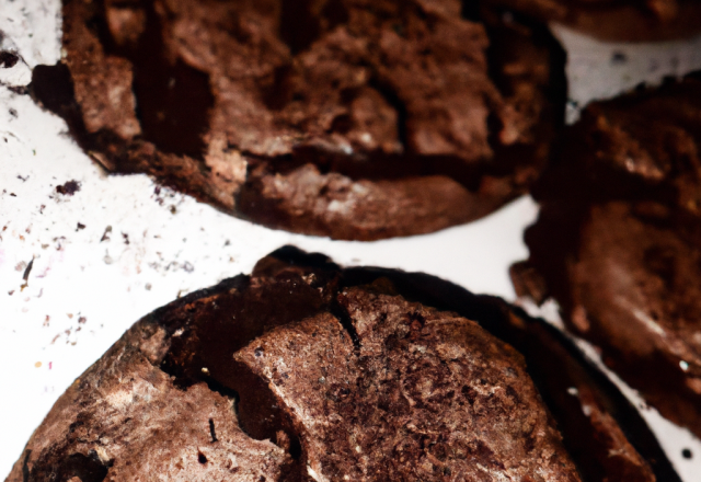 Cookies collants et croquants au chocolat miam miam