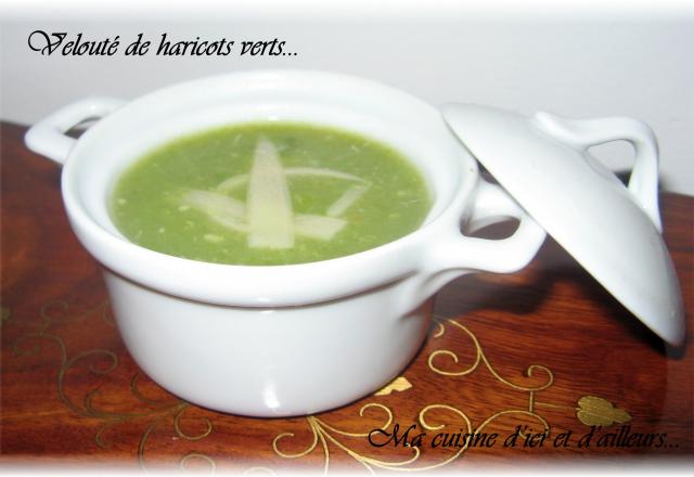 Velouté de haricots verts rapide