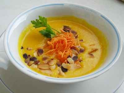 Velouté de carottes au curry