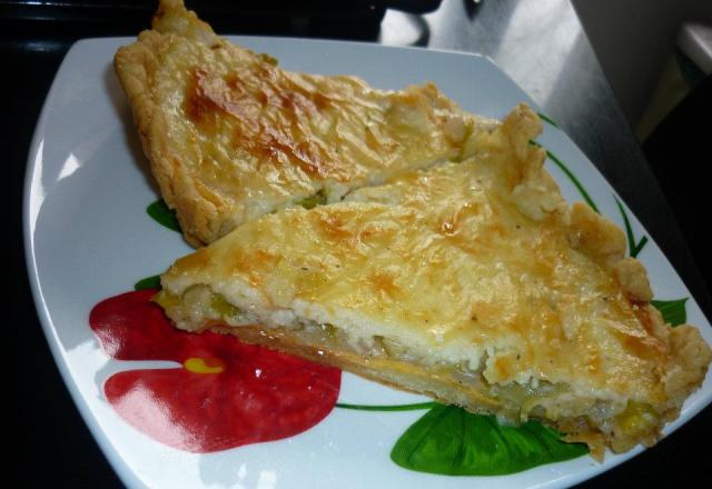 Quiche aux poireaux économique