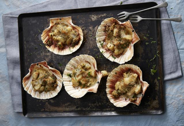 Coquilles Saint-Jacques à la bretonne