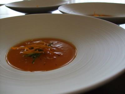 Soupe potiron -orange