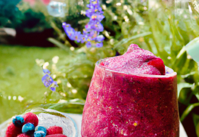 Smoothie aux fruits rouges facile