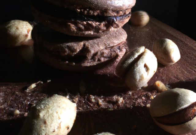 Macarons choco/noisette