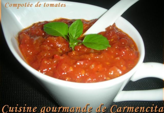 Compotée de tomates