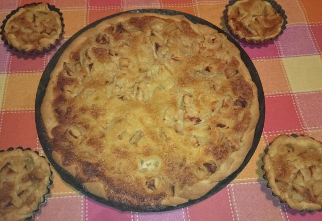 Tarte aux pommes sauce mirliton