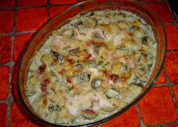 Courgettes au roquefort