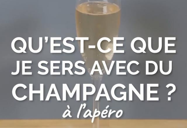 Je sers quoi avec du champagne ?