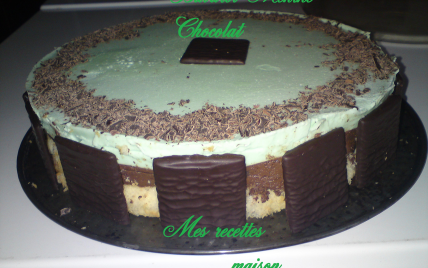 Bavarois menthe-chocolat