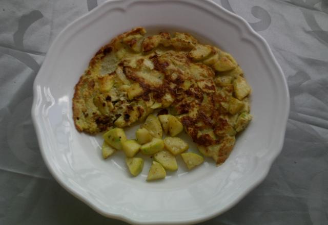 Omelette à la courgette