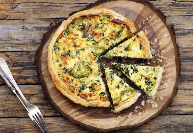 Quiches aux épinards