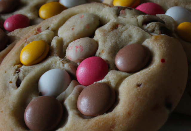 Cookies aux smarties savoureux