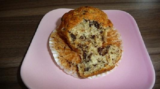 Muffins light banane-chocolat