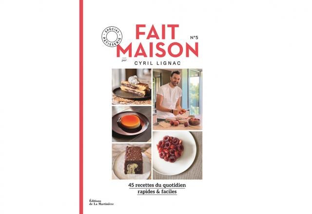 Cyril Lignac : Le livre fait-maison n°5 sera 100% pâtisserie