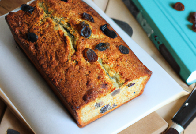 Cake au roquefort et raisins