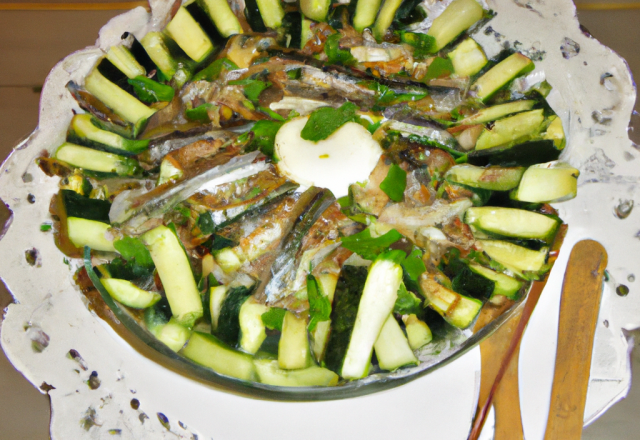 Salade Hareng - concombre